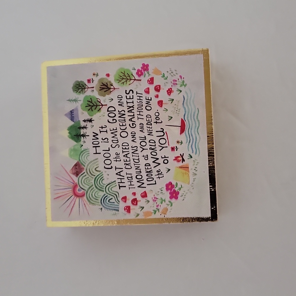 Natural Life-Tiny Block Keepsake - Picture 2 of 3